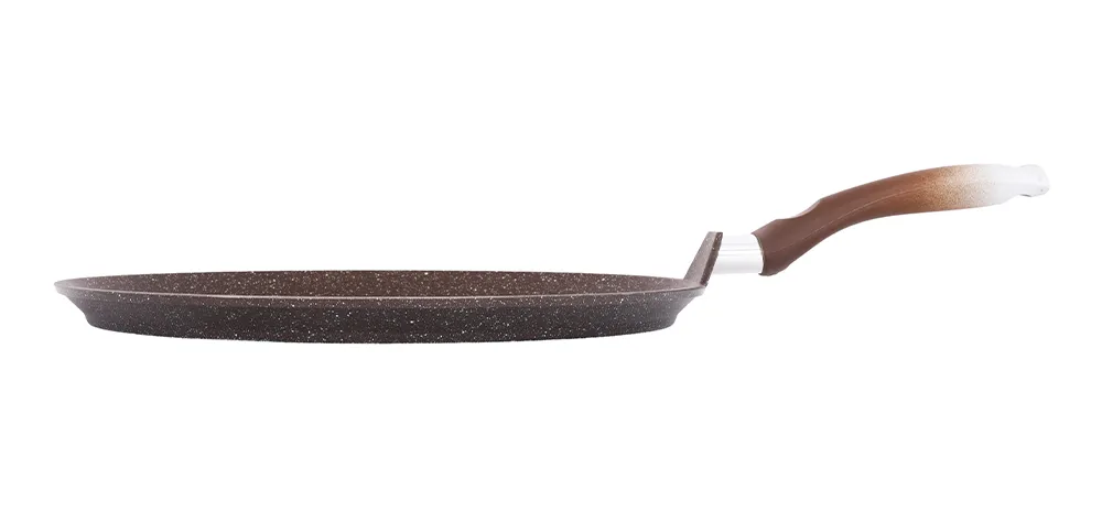 слмк350а Сковорода лавашница 350мм коричневый мрамор (3) 